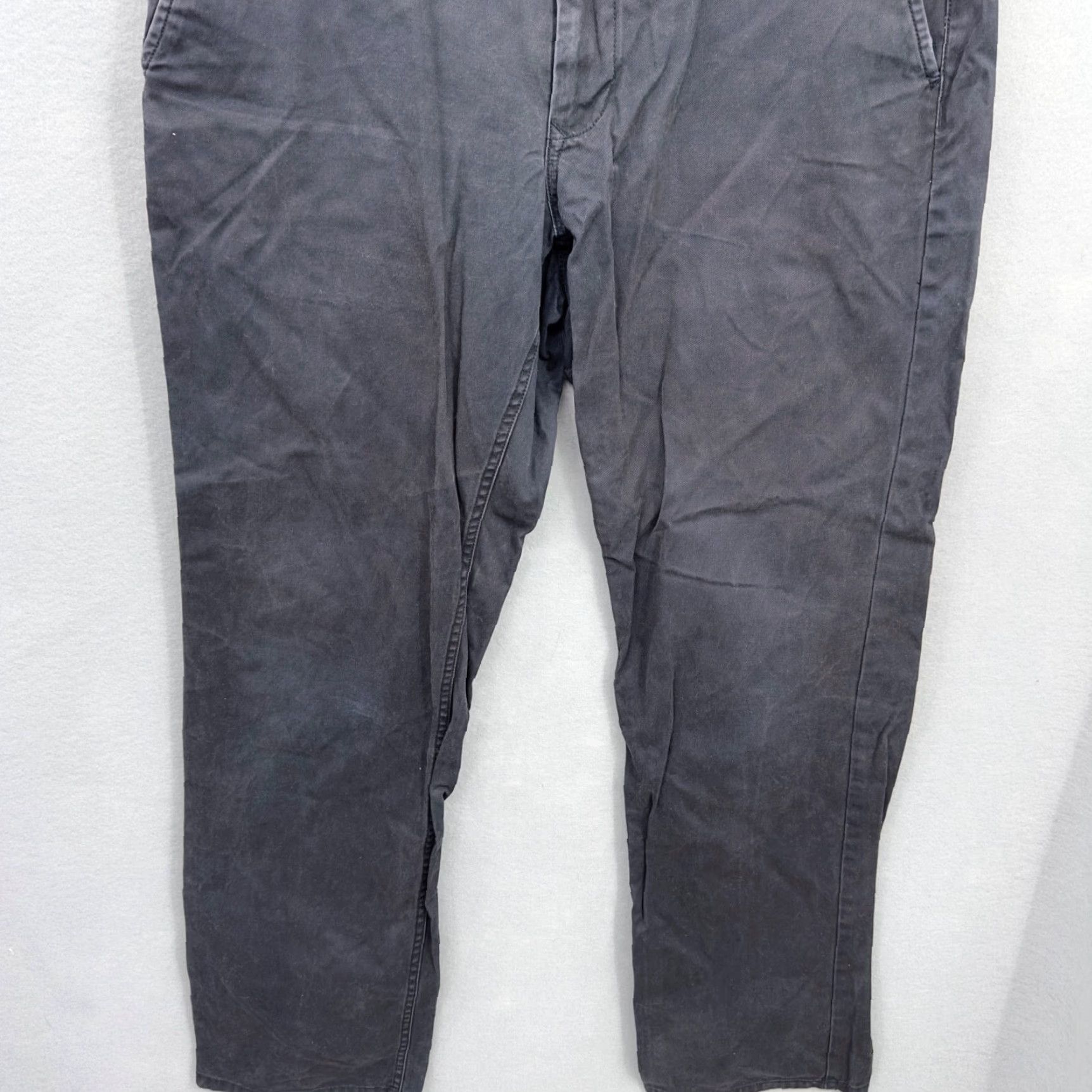 Bonobos Bonobos Slim Chino Pants Mens 34 Gray Flat Front Stretch Twill Casual Pants Men Slim Fit 34 Bonobos Chino Pants Mens Gray Flat Front Stretch Twill Size US 34 / EU 50 - 3 Thumbnail