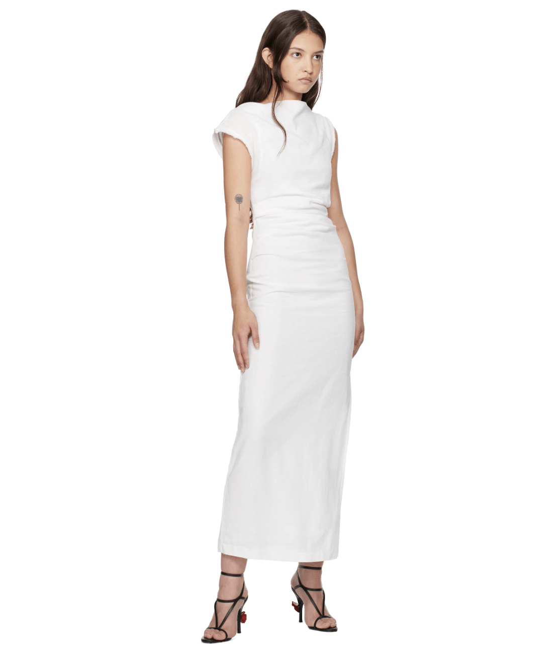 BEC + BRIDGE White Steffi Gather Maxi Dress Size M / US 6-8 / IT 42-44 - 3 Thumbnail