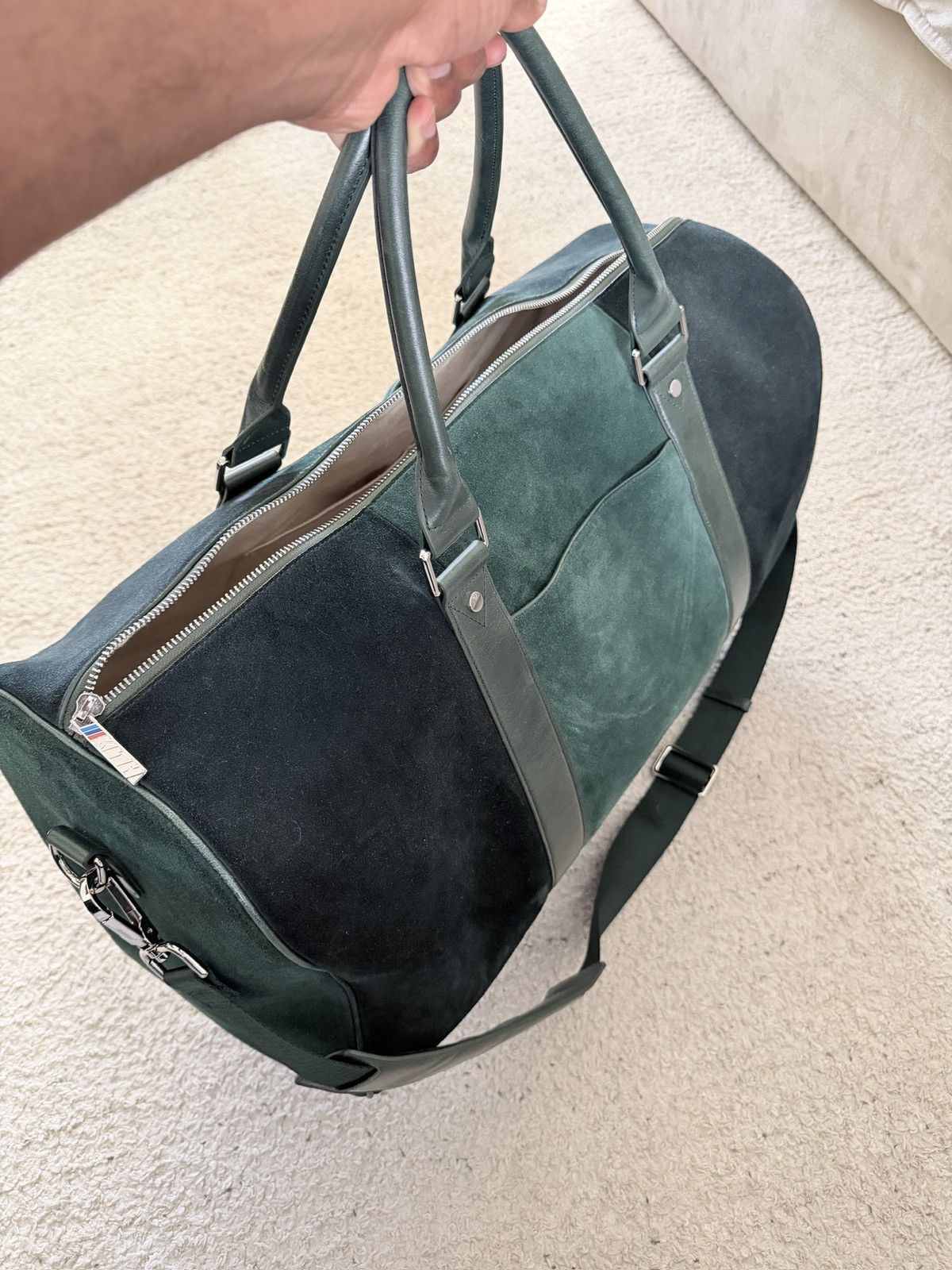 BMW × Kith KITH x BMW RARE SUEDE TRAVEL DUFFLE Size ONE SIZE - 8 Thumbnail