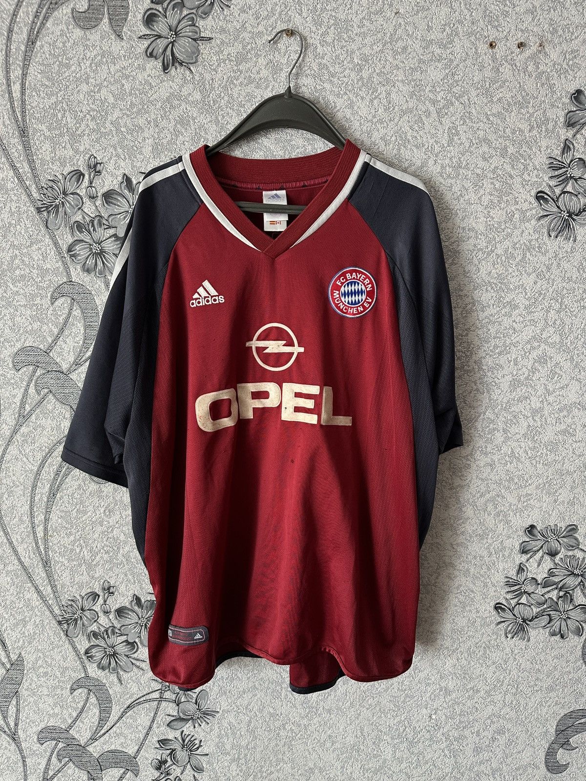 Bayern Munich 2001 2002 Home #9 Elber Soccer Jersey Football