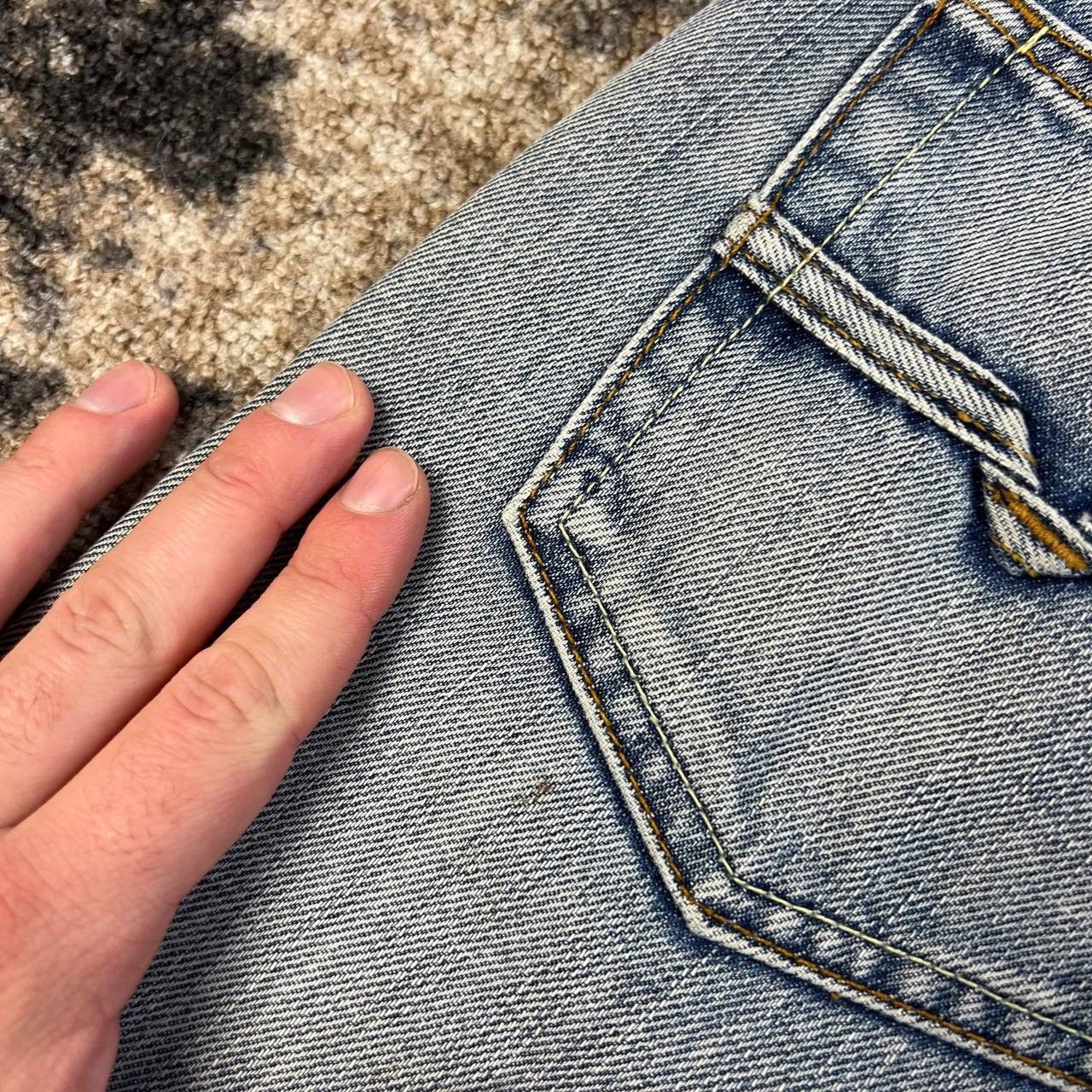 Diesel Diesel Luxury Distressed Style Denim Jeans Size US 33 - 13 Thumbnail