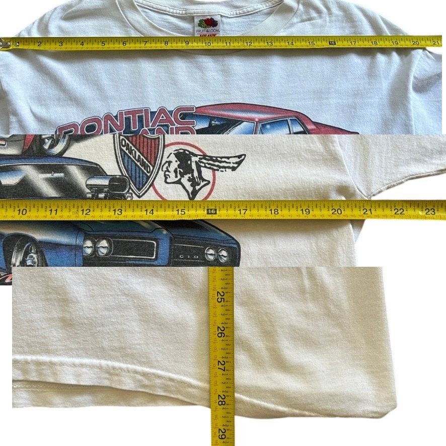 Vintage Vintage 1996 Pontiac Oakland Club American Muscle Car Tee Size US L / EU 52-54 / 3 - 5 Thumbnail