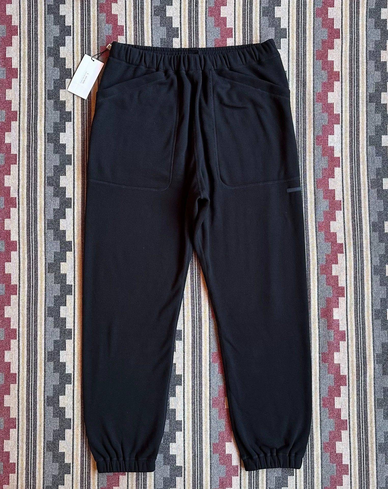 N.Hoolywood N.HOOLYWOOD Men's Fleece Relaxed Cuffed Track Pants Size US 32 / EU 48 - 1 Thumbnail