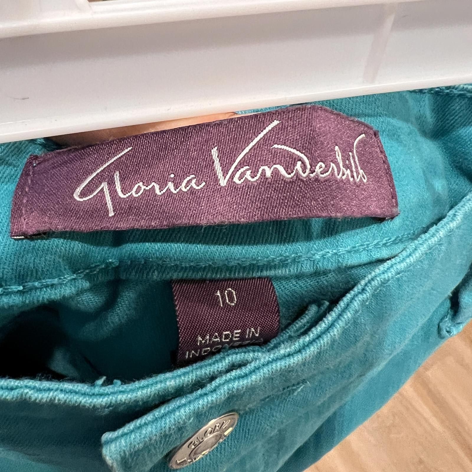 Other Gloria Vanderbilt Women's Jeans Size 10 Teal Size 32" / US 10 / IT 46 - 3 Thumbnail