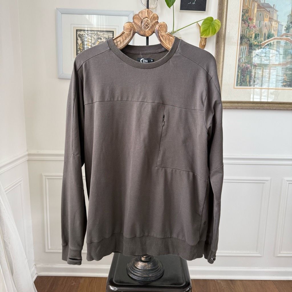 Other Zyia Active Fitted Crewneck Pullover Olive Army Green XL Size US XL / EU 56 / 4 - 2 Thumbnail