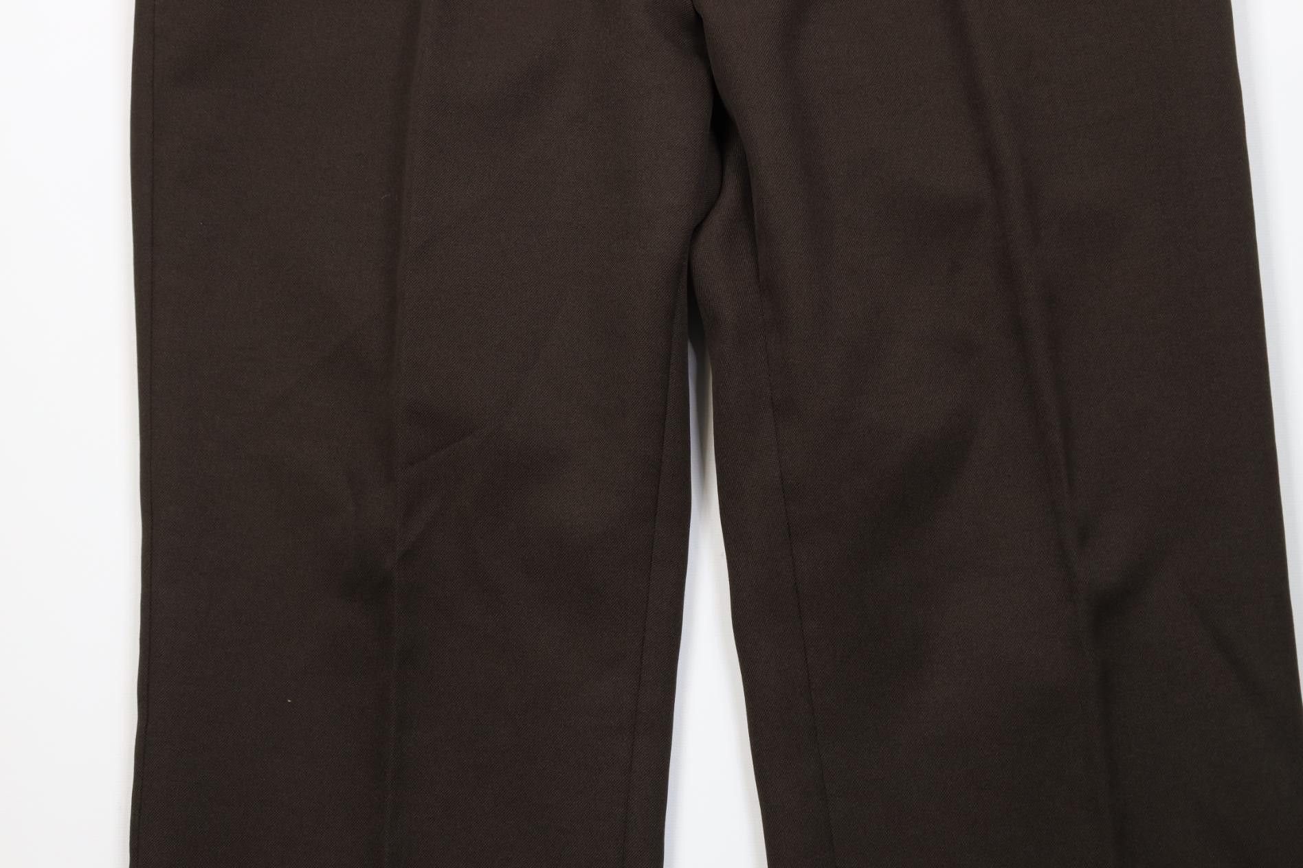 Vintage Vintage 70s Streetwear Wide Leg Chino Pants Brown USA Size US 38 / EU 54 - 3 Thumbnail