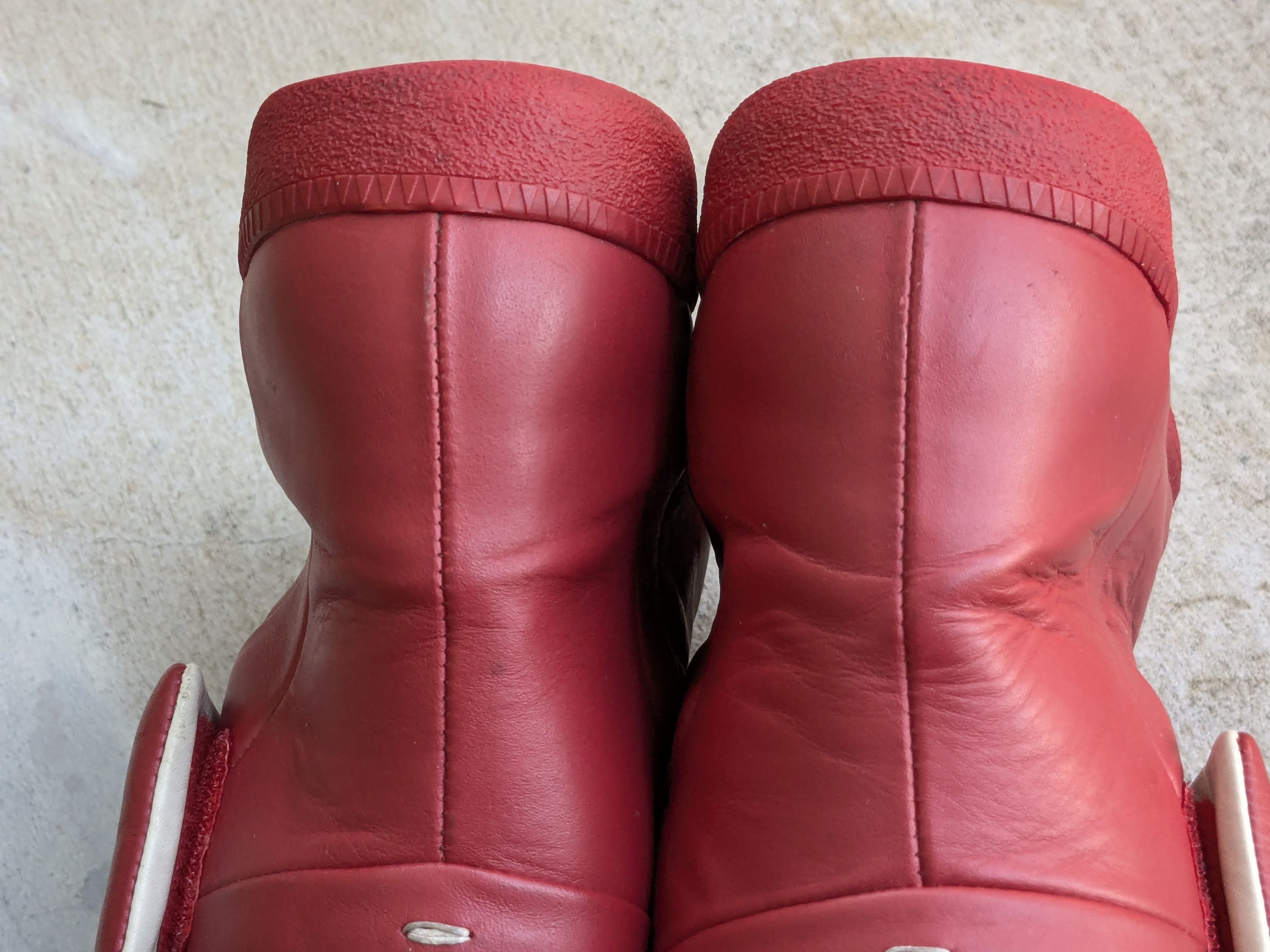 Maison Margiela Maison Margiela Future Red 9 42 Leather High Tops Size US 9 / EU 42 - 15 Thumbnail