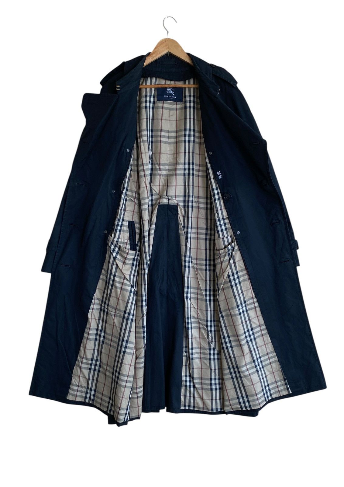 Burberry Very Rare Vintage Burberry Checkered Trench Coat 2000s Size US L / EU 52-54 / 3 - 4 Thumbnail