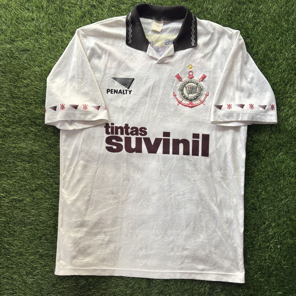 Penalty Vintage Corinthians Home 1995 Soccer Jersey Size US L / EU 52-54 / 3 - 1 Thumbnail