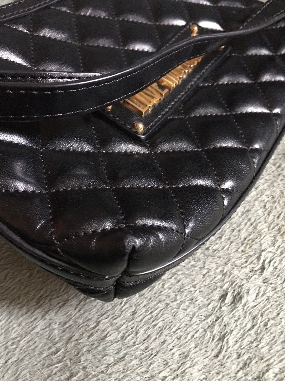 Love Moschino × Moschino Love Moschino Black Logo Crossbody Shoulder Bag Size ONE SIZE - 7 Thumbnail