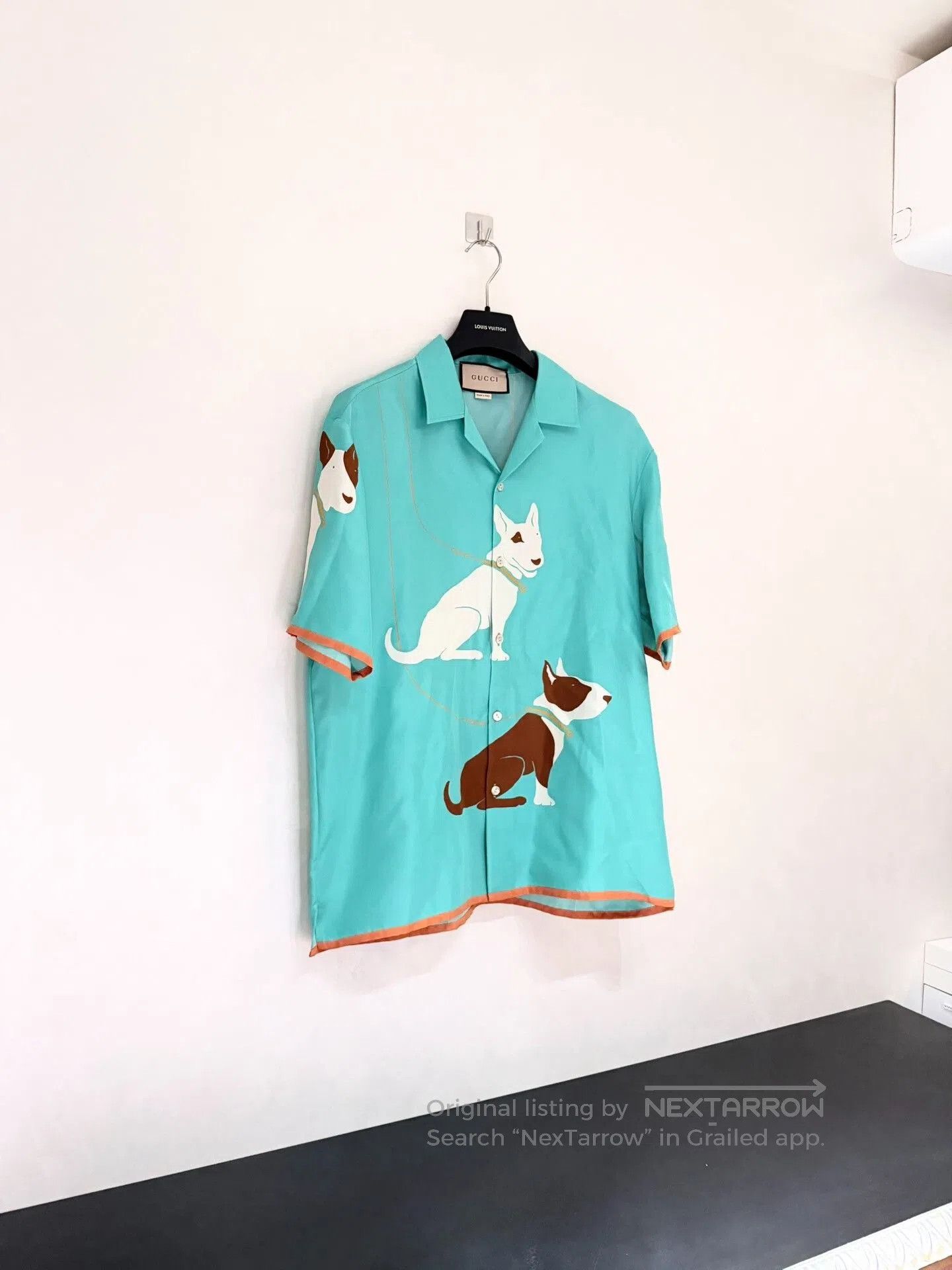 Gucci Gucci 23SS Dog Print Silk Shirt. Size US M / EU 48-50 / 2 - 1 Thumbnail