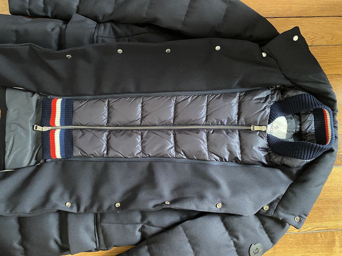 Moncler Bess Wool Short Down Jacket Size US L / EU 52-54 / 3 - 8 Thumbnail