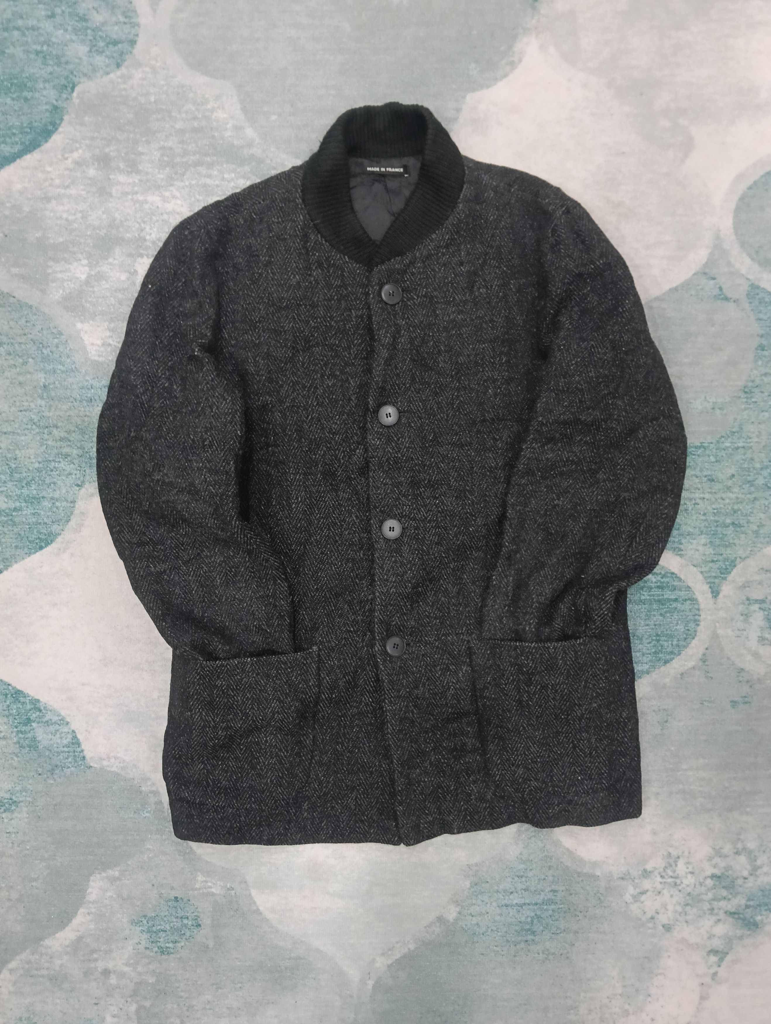 Vintage × agnes b. Vintage Agnes B Wool Jacket Buttons Up Size US L / EU 52-54 / 3 - 2 Thumbnail