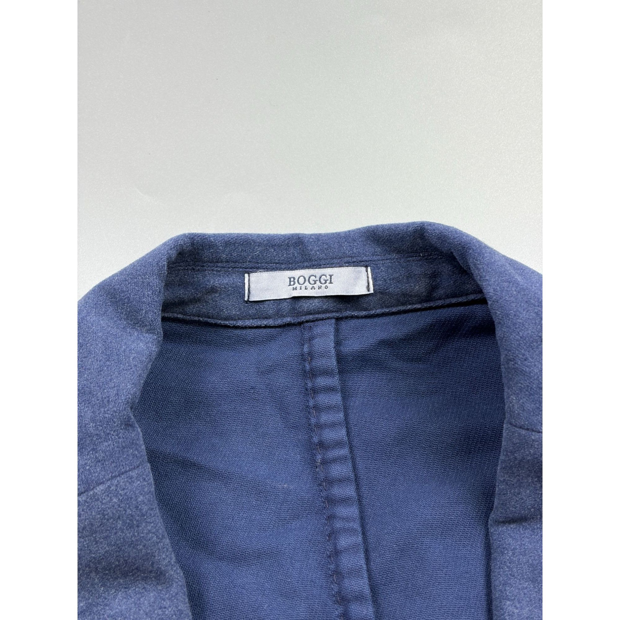 Boggi Boggi Milano Cotton Velour Garment Dyed Blazer (Y1248) Size 42R - 3 Thumbnail