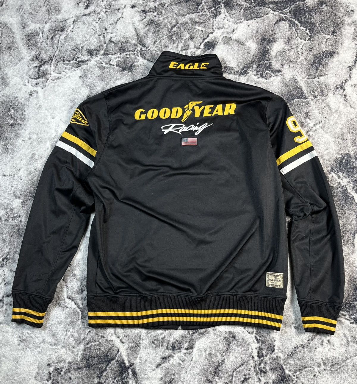 Other Goodyear Racing Jacket Black Yellow Motorsport Y2K Size US XXL / EU 58 / 5 - 1 Thumbnail