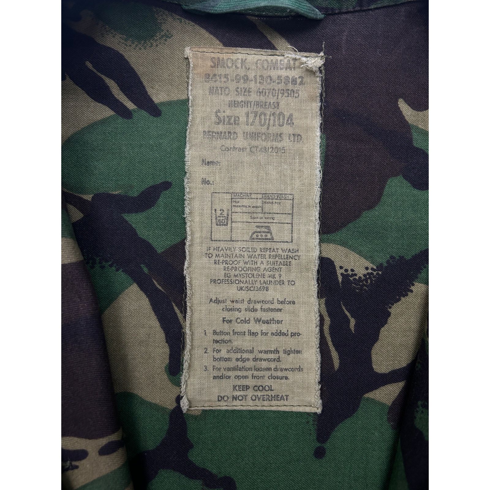Vintage Vintage 90s British Army Woodland Camoflauge Smock Combat L Size US L / EU 52-54 / 3 - 3 Thumbnail