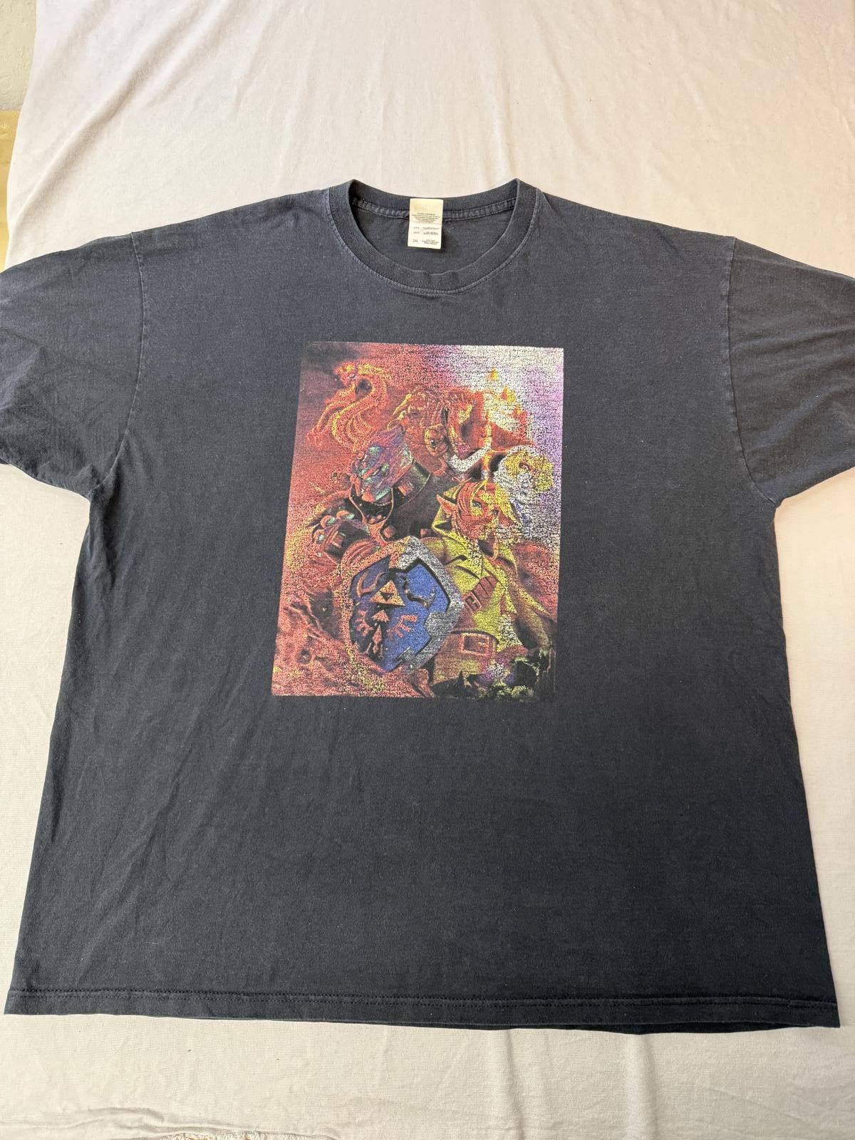 Fruit Of The Loom Legend of Zelda T-shirt Video Game Cover Distressed Tee 2XL Size US XXL / EU 58 / 5 - 1 Thumbnail