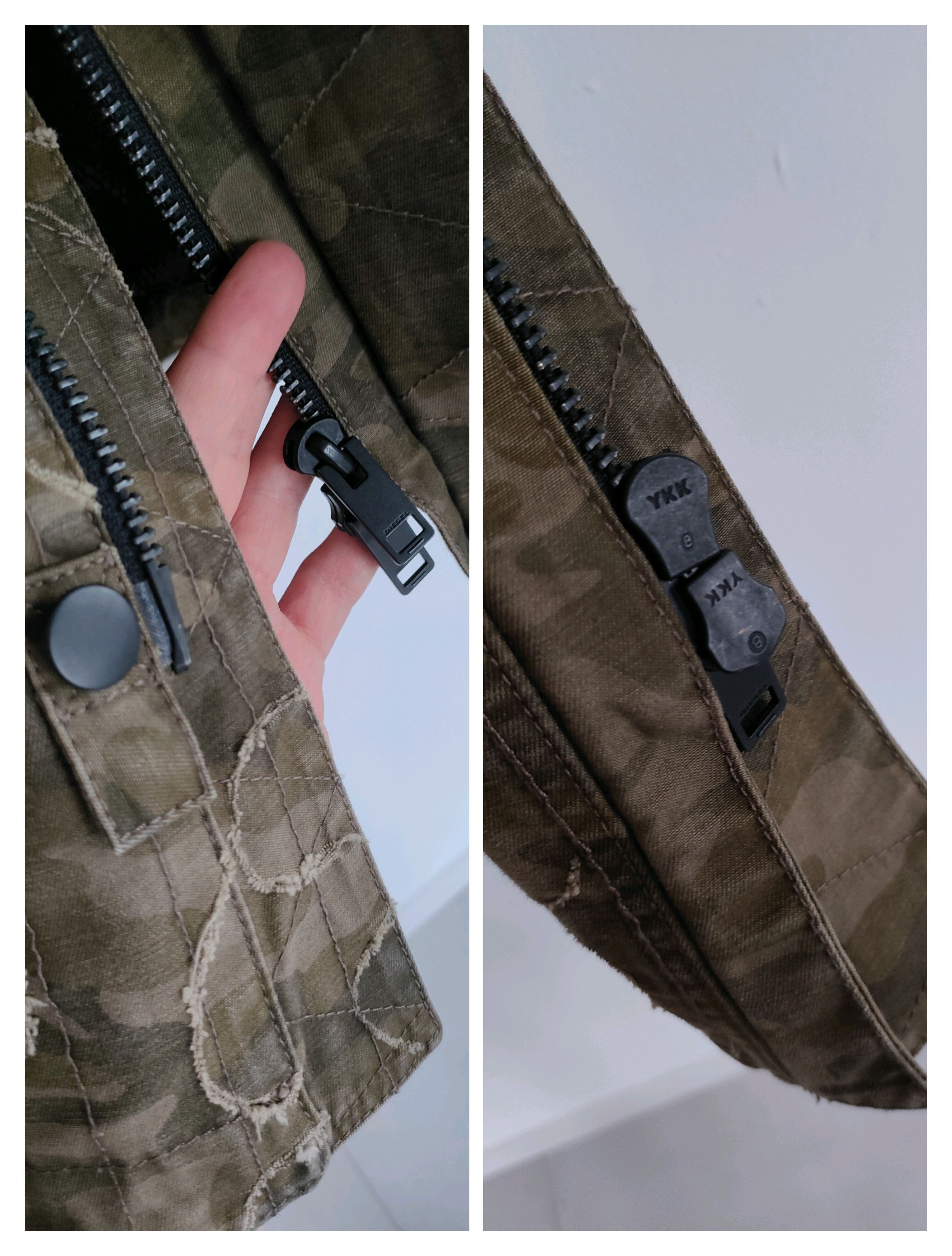 Diesel Diesel 'J-Laser' Laser Cut Camo Hooded Jacket (2010) Size US M / EU 48-50 / 2 - 12 Thumbnail