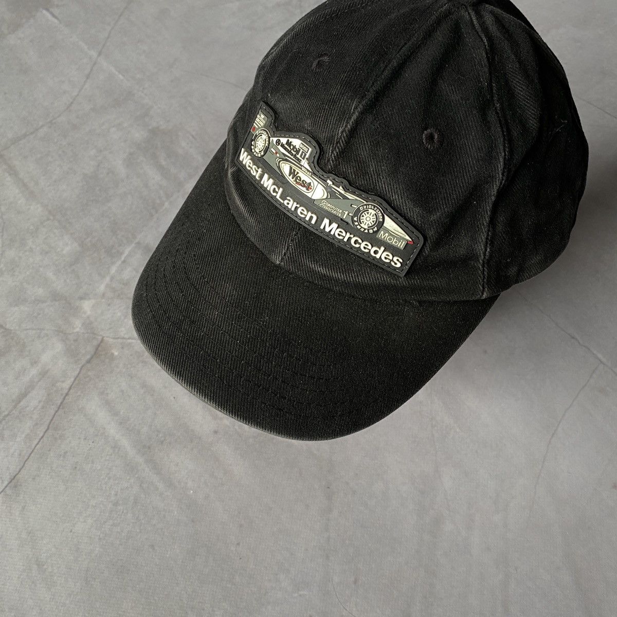 Mercedes-Benz × Vintage Vintage Team Mercedes McLaren racing Cap hat Y2K 90s 80s Size ONE SIZE - 2 Thumbnail