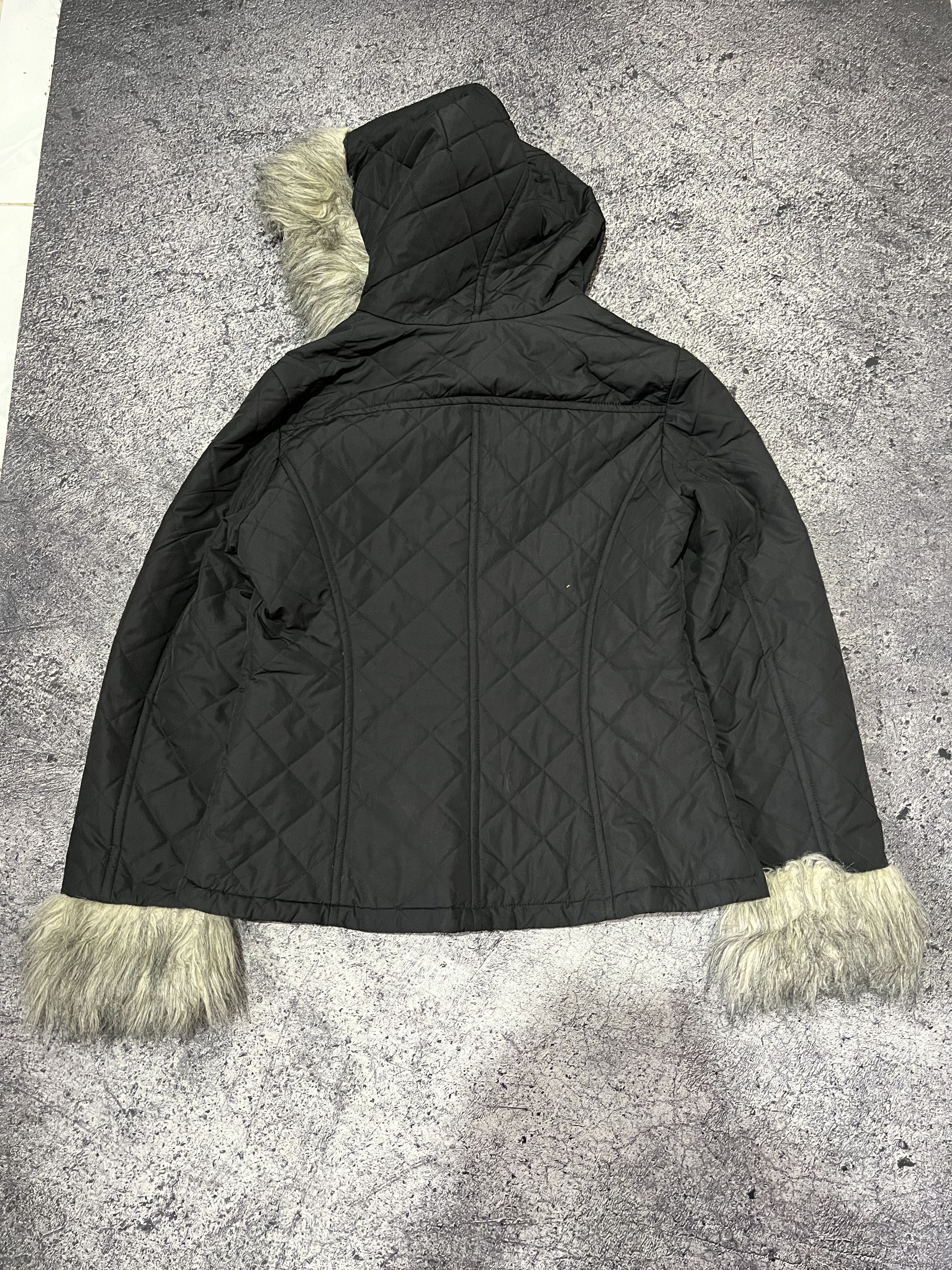 Japanese Brand 2000s Archival Japan Fur Quilted Punk Hodded y2k Lgb Ifsix Size US M / EU 48-50 / 2 - 2 Thumbnail