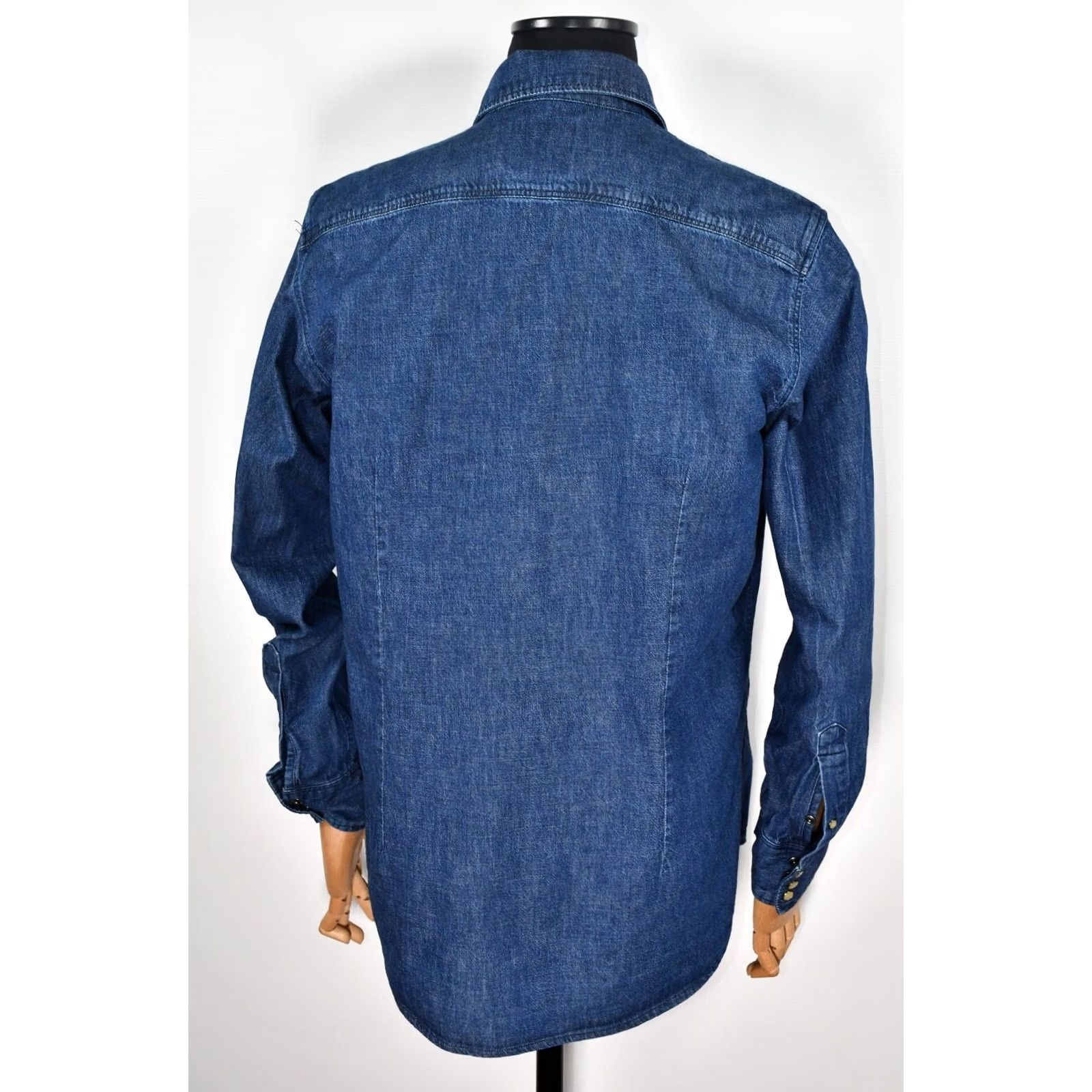 G-Star G-Star 3301 Slim Shirt Denim Button-Up XL Men's Blue Cotton Denim Shirt XL Size US XL / EU 56 / 4 - 3 Thumbnail