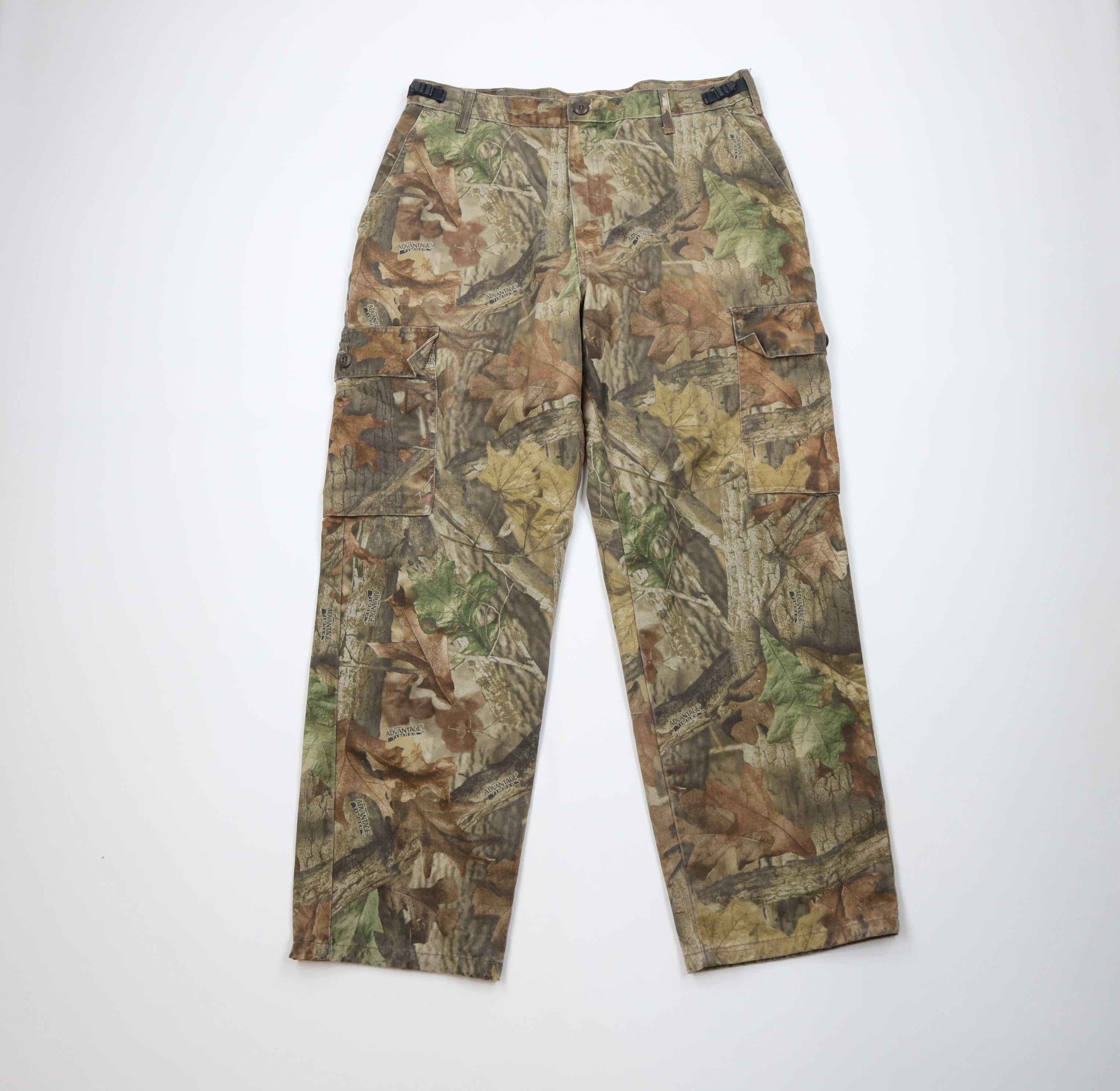 Wrangler Vintage 90s Wrangler Advantage Camouflage Wide Leg Pants Size US 34 / EU 50 - 1 Thumbnail
