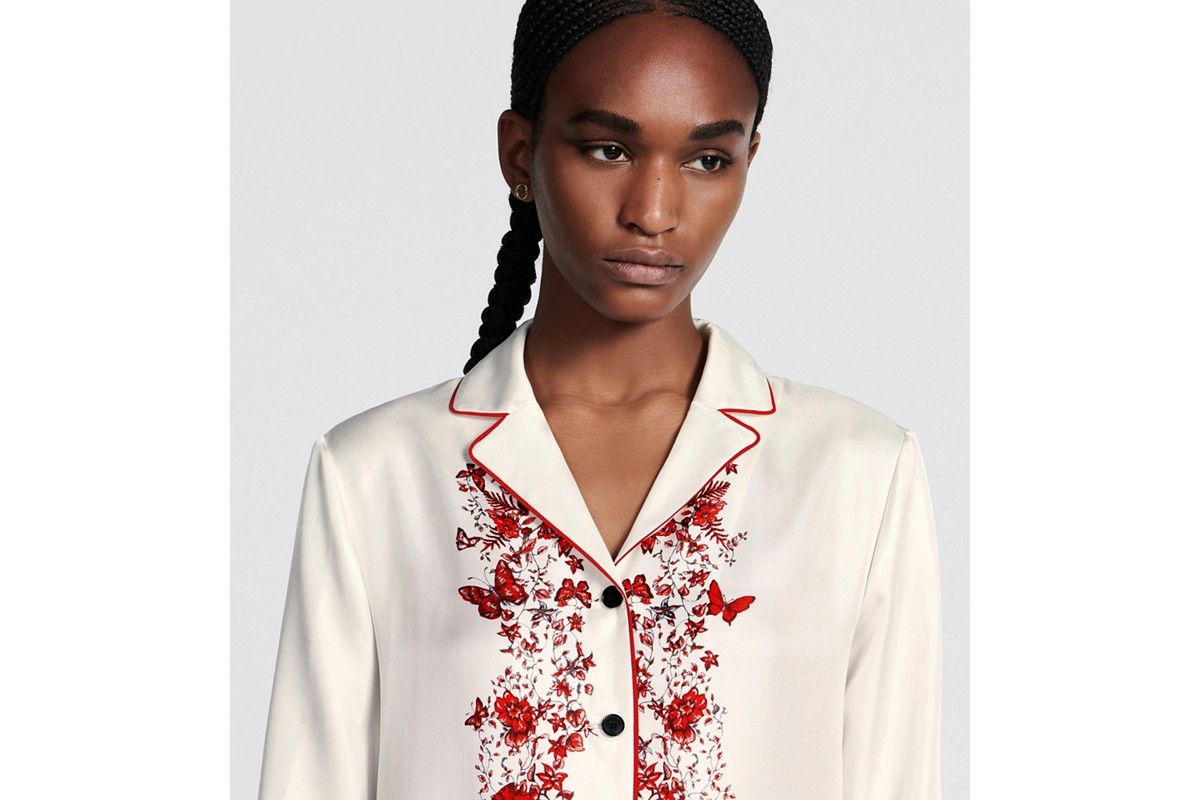 Dior o1bcso1str0225 Shirt in White/Red Size L / US 10 / IT 46 - 7 Thumbnail