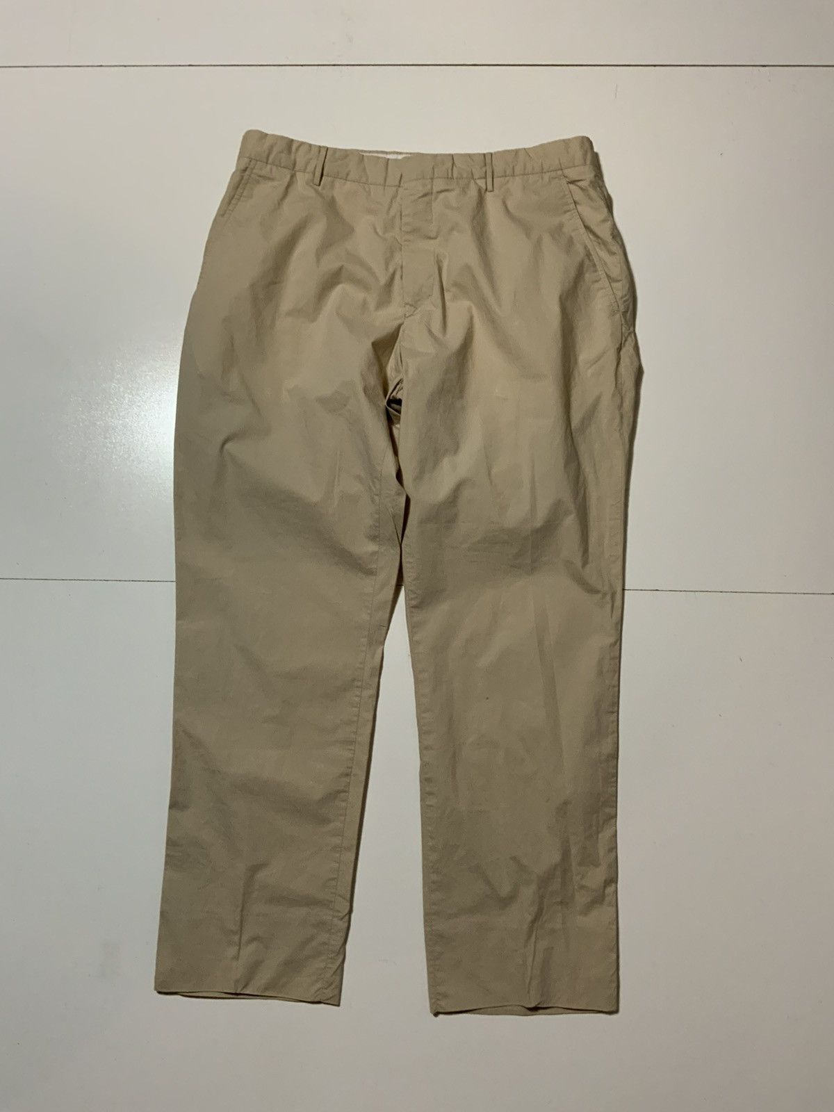 Burberry Burberry London Khaki Golf Performance Flat Front Pants Size US 32 / EU 48 - 1 Thumbnail