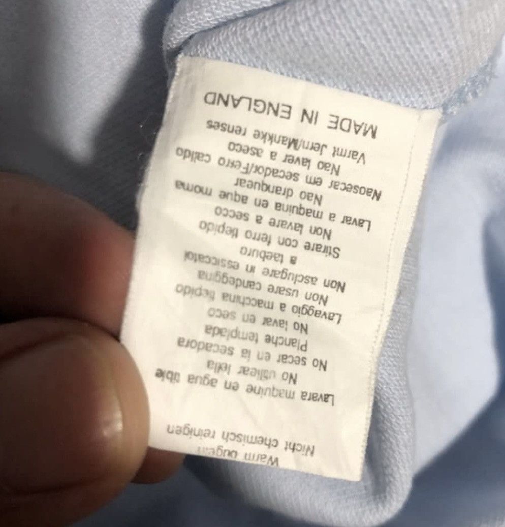Burberry Burberrys of London Nova Check Long Sleeve Rugby White Size US L / EU 52-54 / 3 - 3 Thumbnail