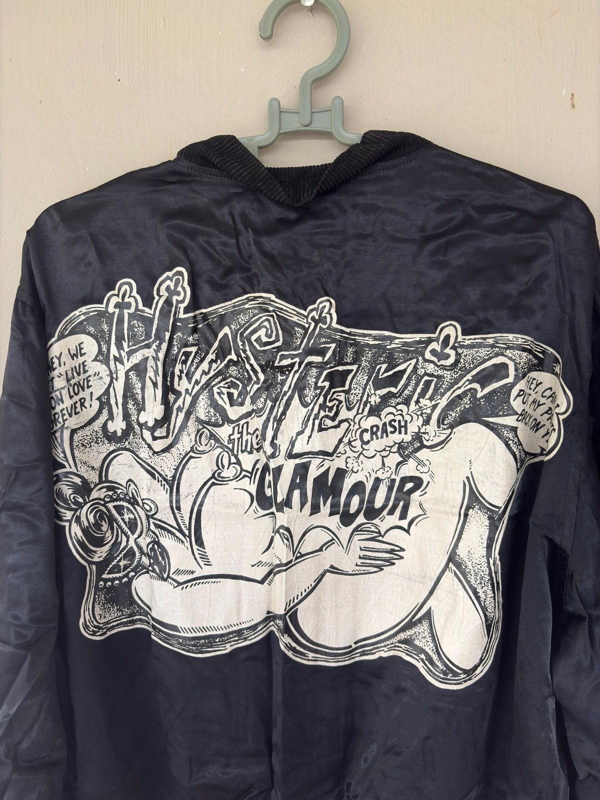 Hysteric Glamour VTG 80’s Hysteric Glamour Bomber Jacket Naked “Live On Love” Size US M / EU 48-50 / 2 - 11 Thumbnail