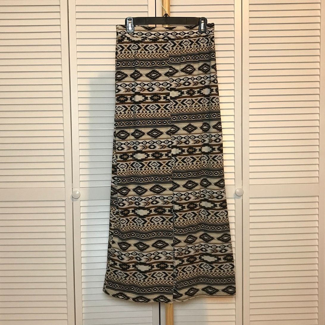Other Bobbie Brooks Geometric A-line Maxi Skirt L Size 29" - 2 Thumbnail
