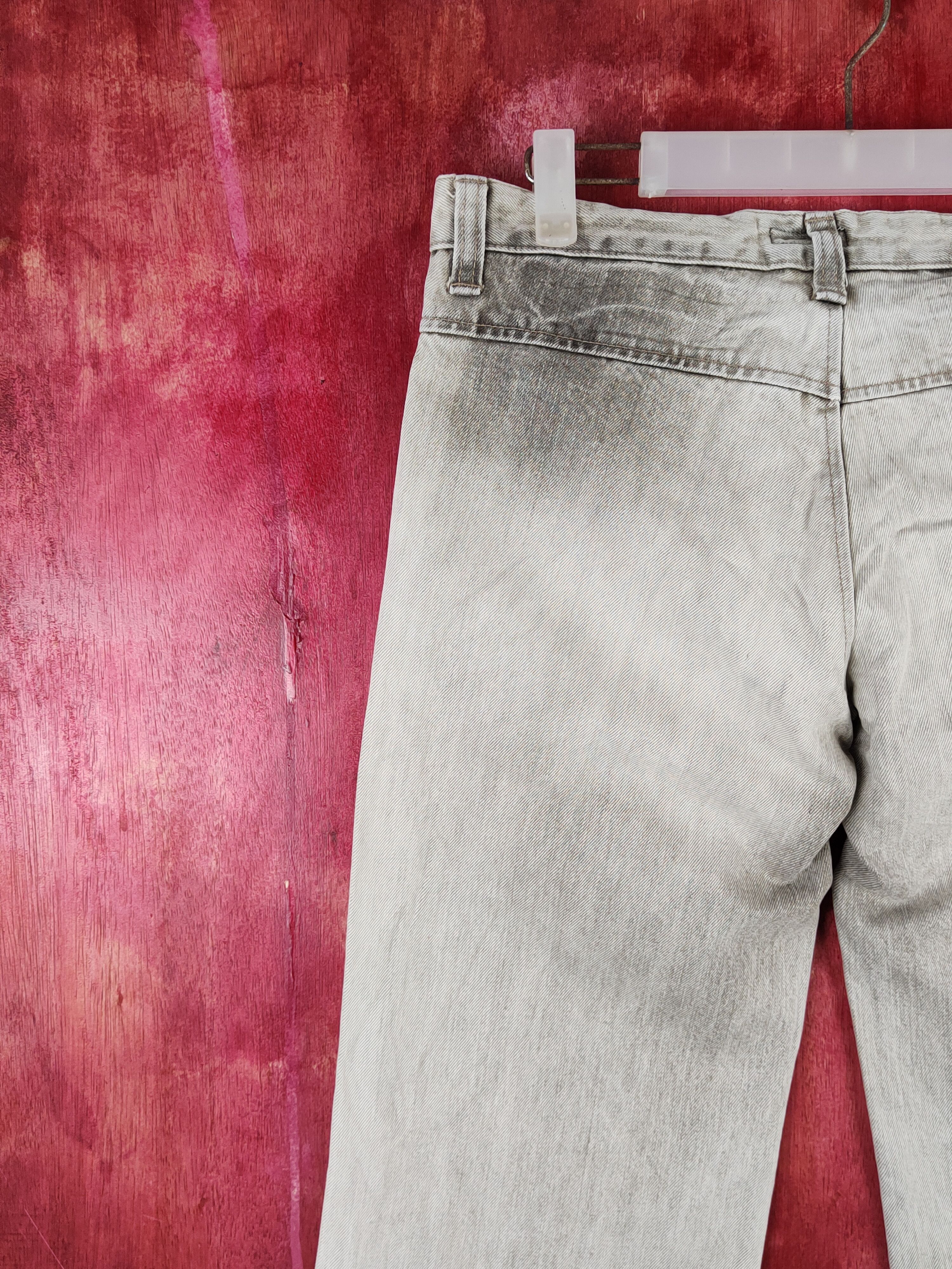 Japanese Brand Domingo faded Distressed Ripped vintage denim Jeans #S2217 Size US 30 / EU 46 - 8 Thumbnail