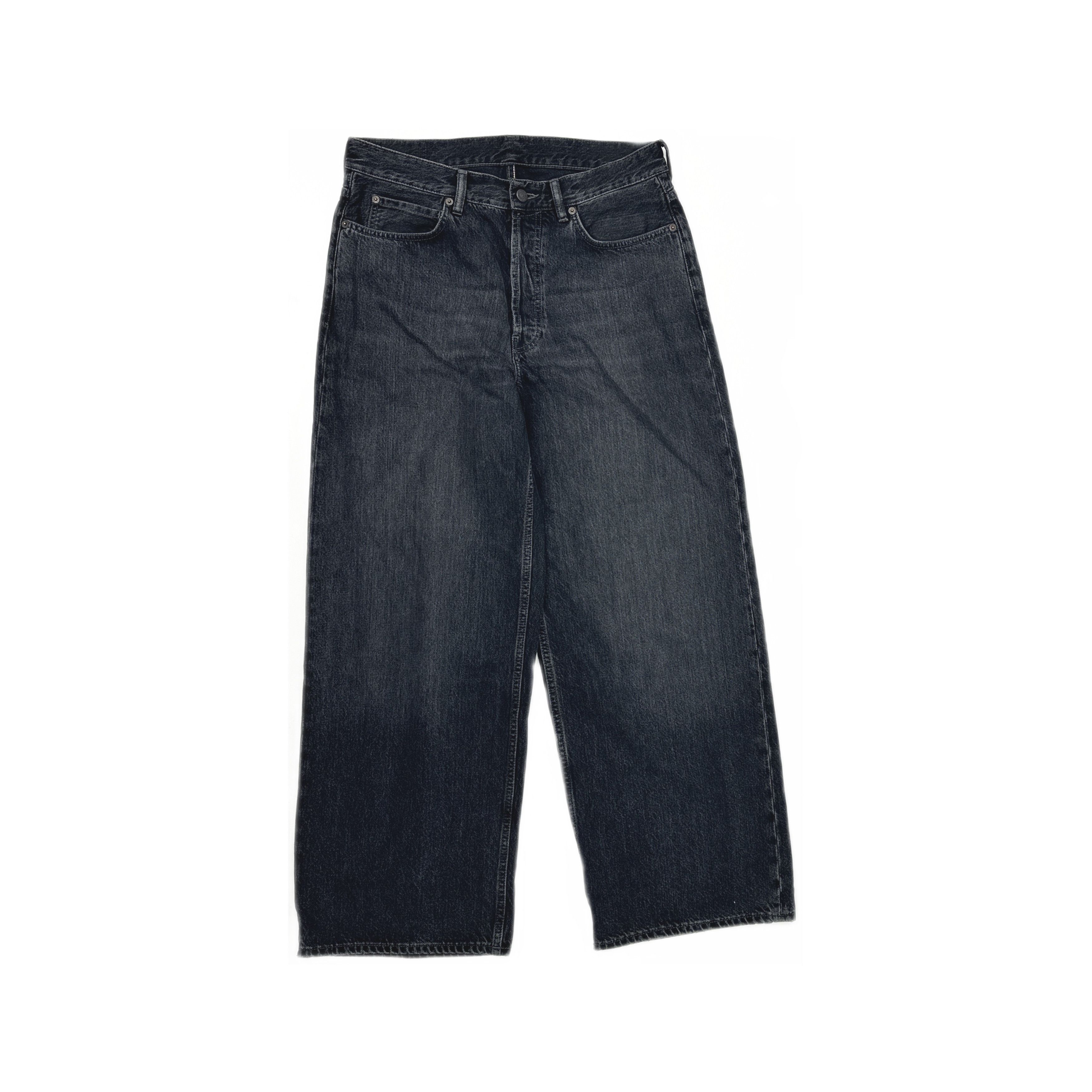 Acne Studios acne studios 1992m vintage black fw22 flared jeans 