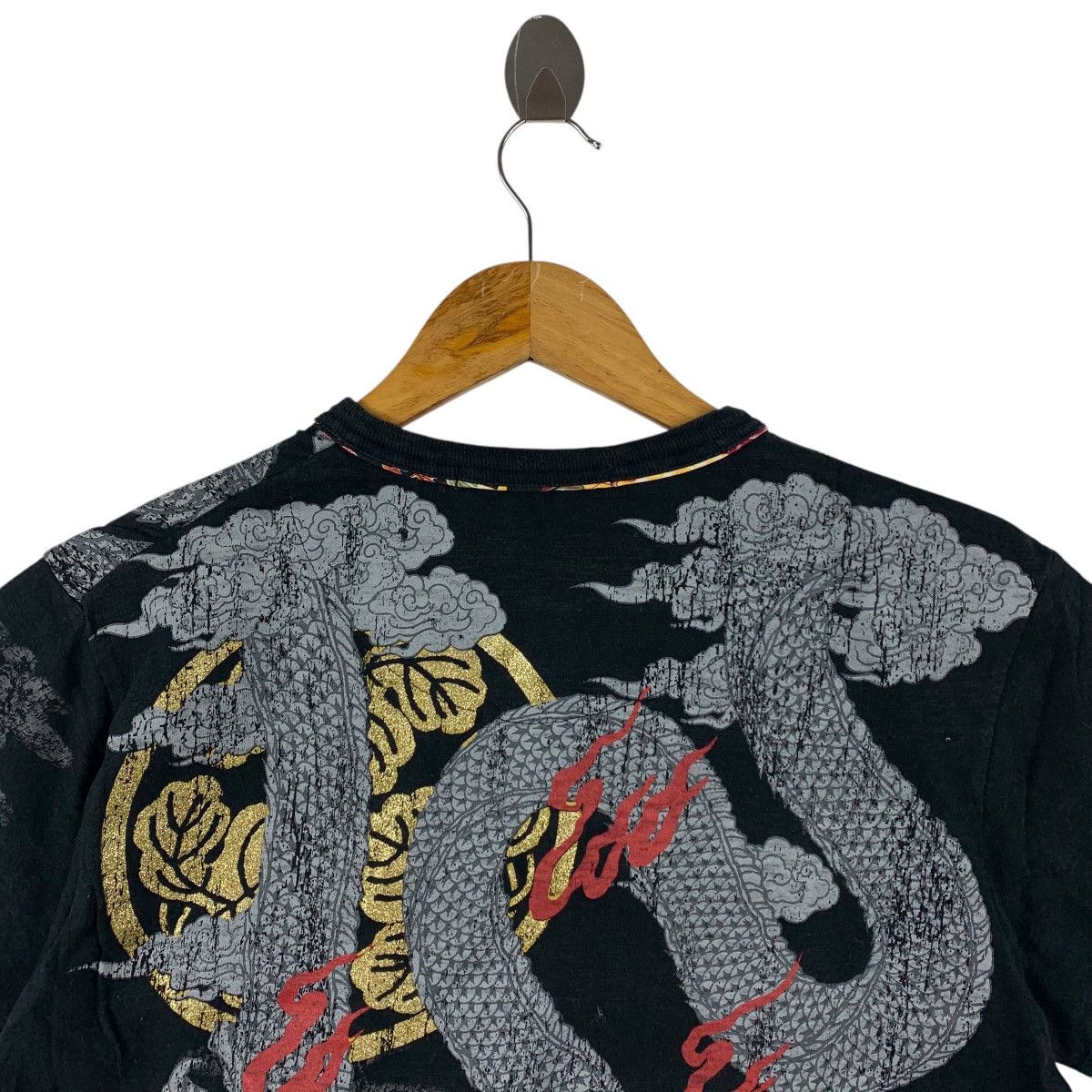 Japanese Brand SUKAJAN japanese culture dragon design tee Size US M / EU 48-50 / 2 - 9 Thumbnail