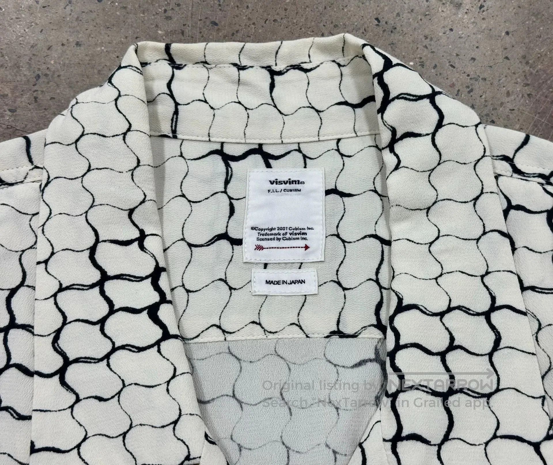 Visvim Visvim Free Edge Snake Print Shirt. Size US L / EU 52-54 / 3 - 7 Thumbnail