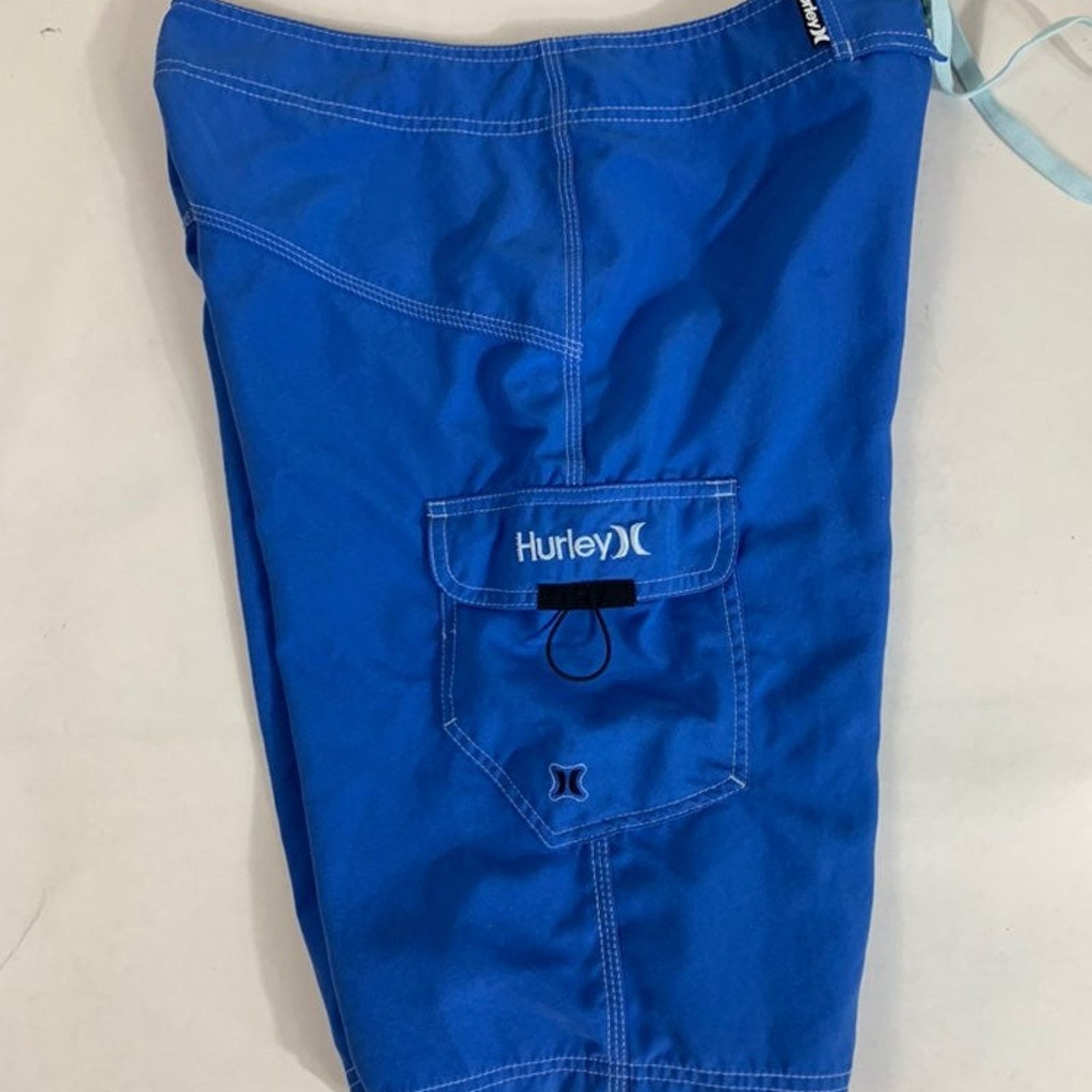 Hurley Hurley Men's Swim Trunks Royal Blue Pockets Size 30 Size US 30 / EU 46 - 6 Thumbnail