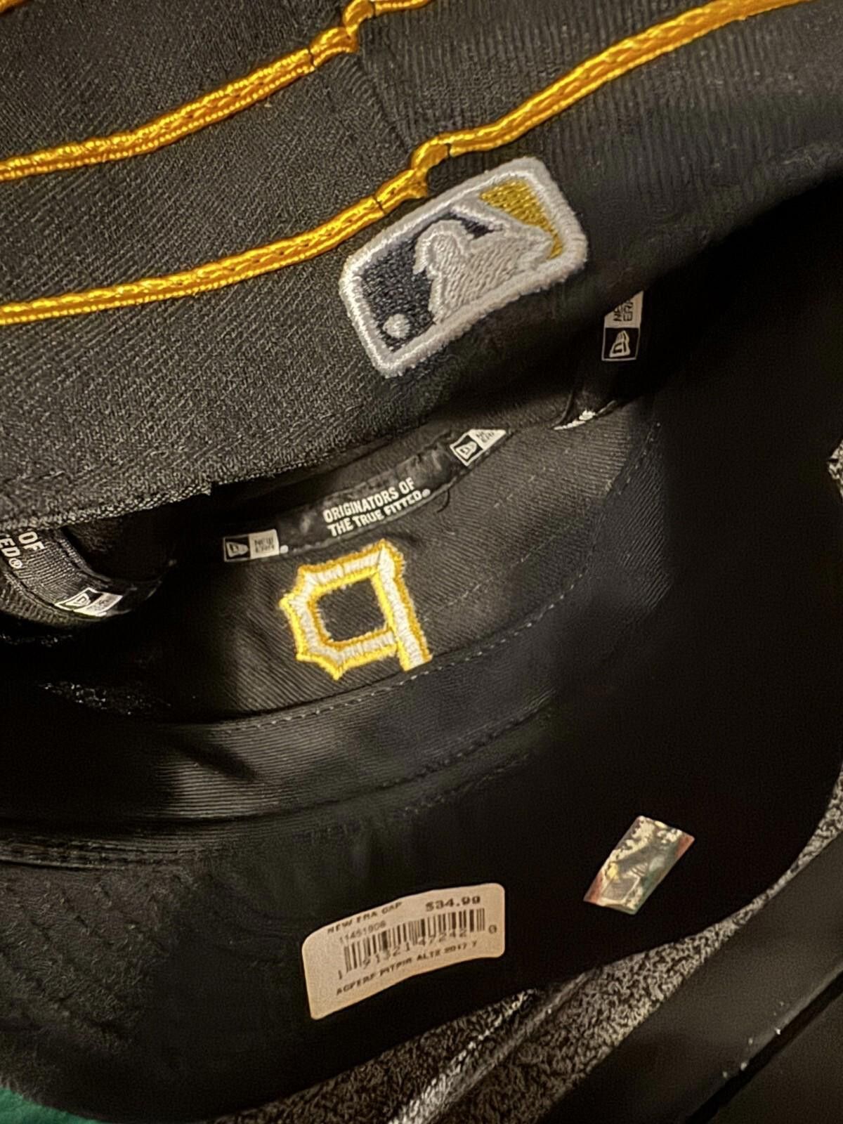 New Era Pittsburgh Pirates Pillbox New Era Size 7 Blk New With Tags Size ONE SIZE - 3 Thumbnail