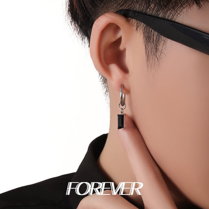 Jewelry × Sterling Silver One pairs Rare Earrings Gothic Punk Chrome Jewelry Spike Size ONE SIZE - 2 Thumbnail
