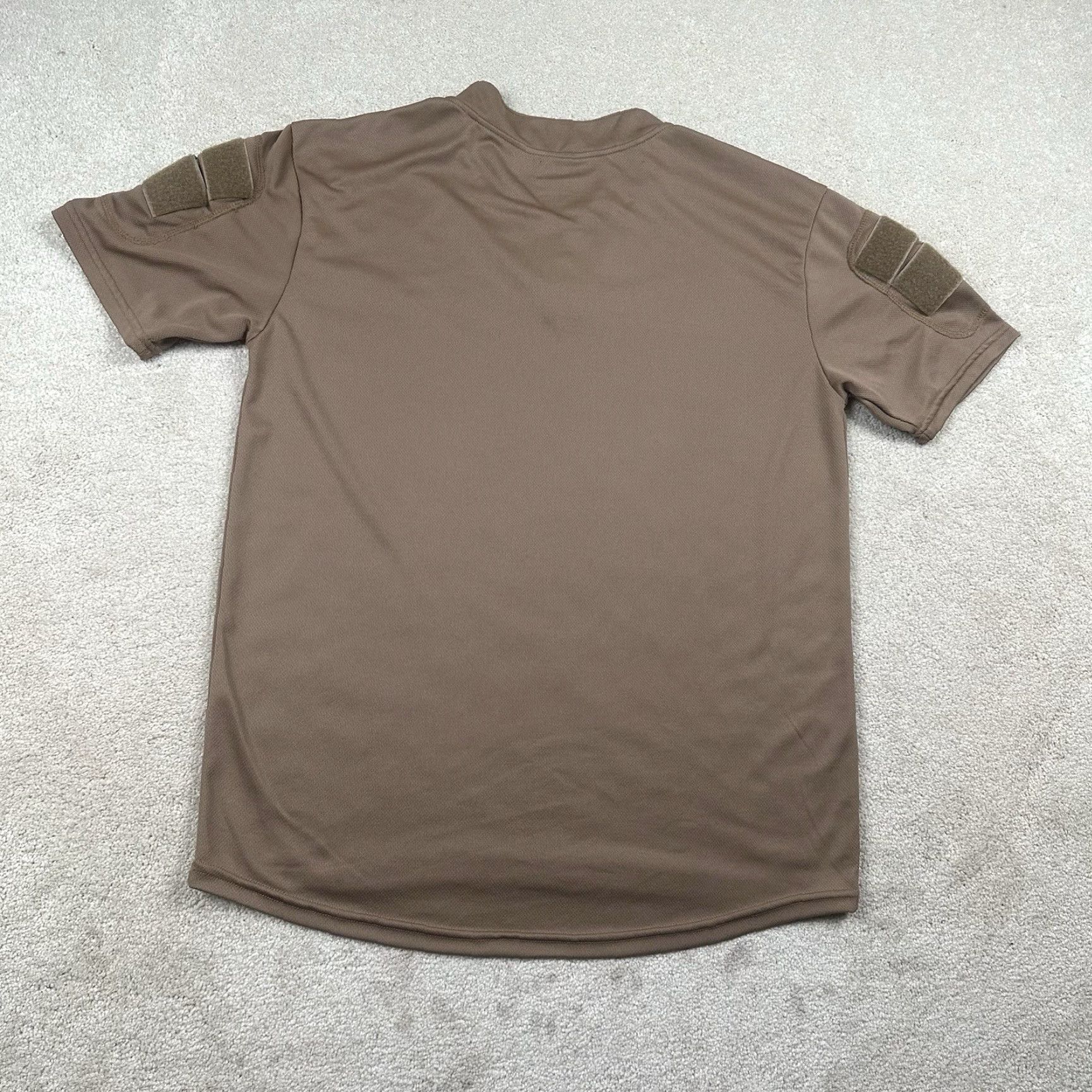 Vintage DFND AX/RX Compression Shirt Mens Large Brown Athletic Short Sleeve Crew Neck Lightweight Moisture Wicking T-Shirt - Cross Training Gym & Running Size US L / EU 52-54 / 3 - 2 Thumbnail