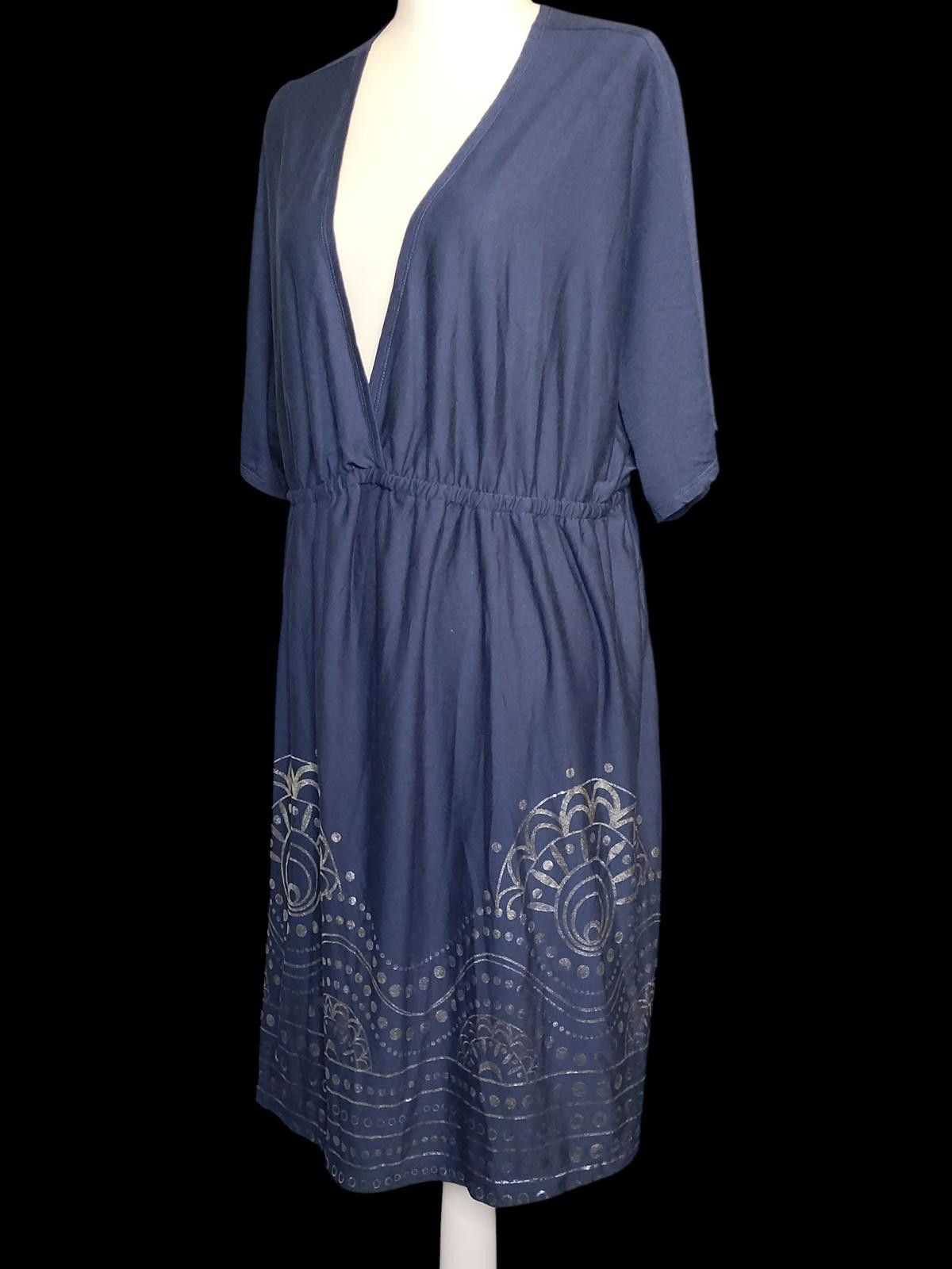 Other Swimsuits for All Blue Casual Women's Dress w White Pattern Size ONE SIZE - 4 Thumbnail