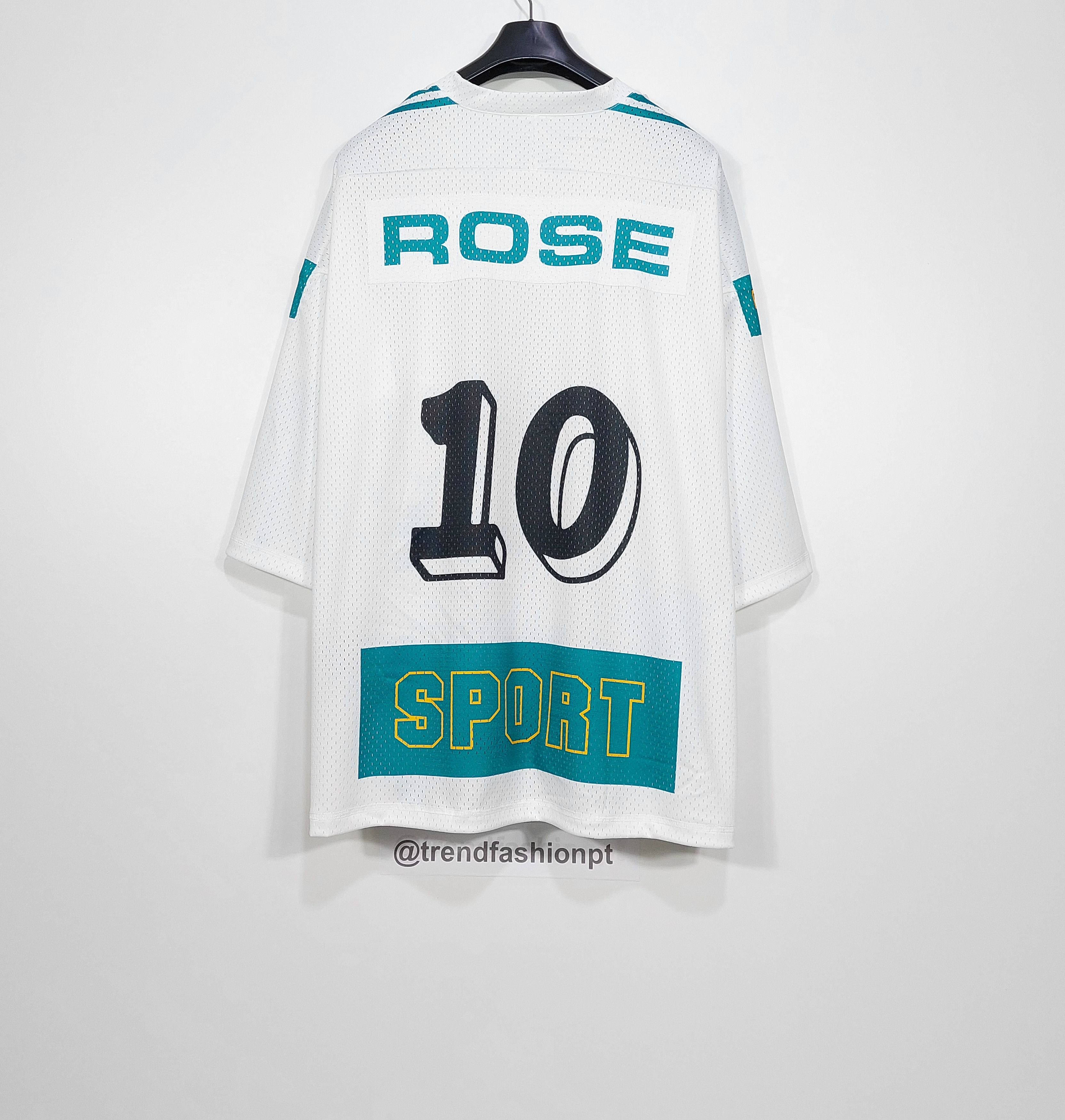 Martine Rose hockey mesh print tshirt - white XL Size US XL / EU 56 / 4 - 13 Thumbnail