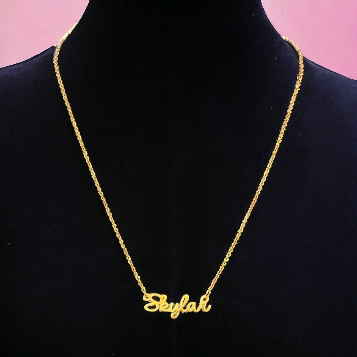 Other Gold tone Skylar name plate necklace Size ONE SIZE - 1 Thumbnail