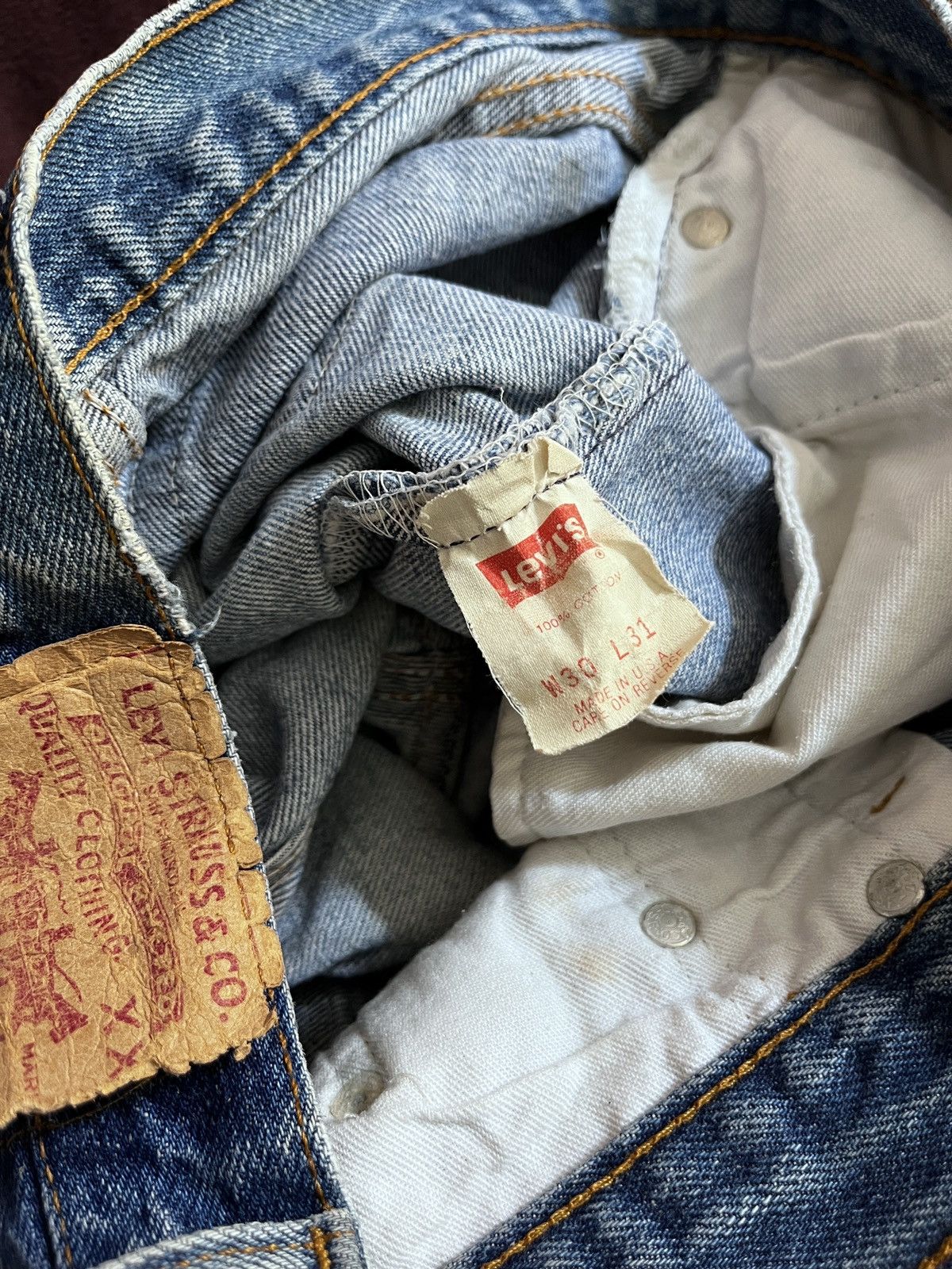 Levi's Vintage Clothing VINTAGE 501 LEVIS DENIM DISTRESSED Size US 29 - 9 Thumbnail