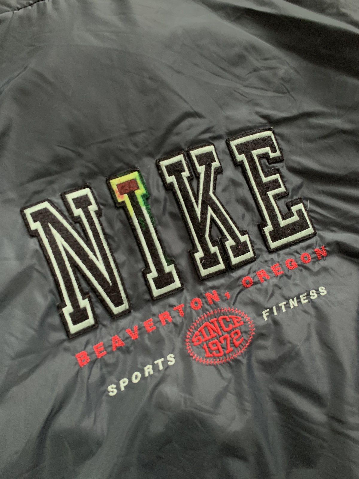 Nike × Vintage Vintage 90’s Nike Oregon Big Logo Anorak Jacket Baggy Fit XL Size US XL / EU 56 / 4 - 10 Thumbnail