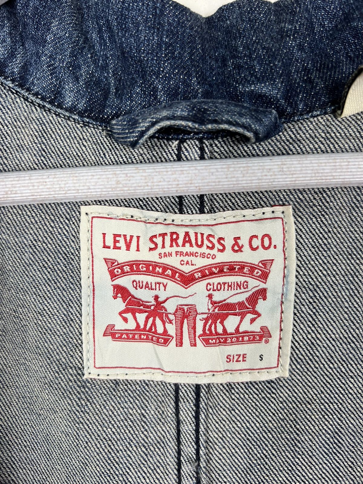 Levi's Vintage Clothing 🔥 LEVIS LONG COAT JACKET Size US S / EU 44-46 / 1 - 13 Thumbnail