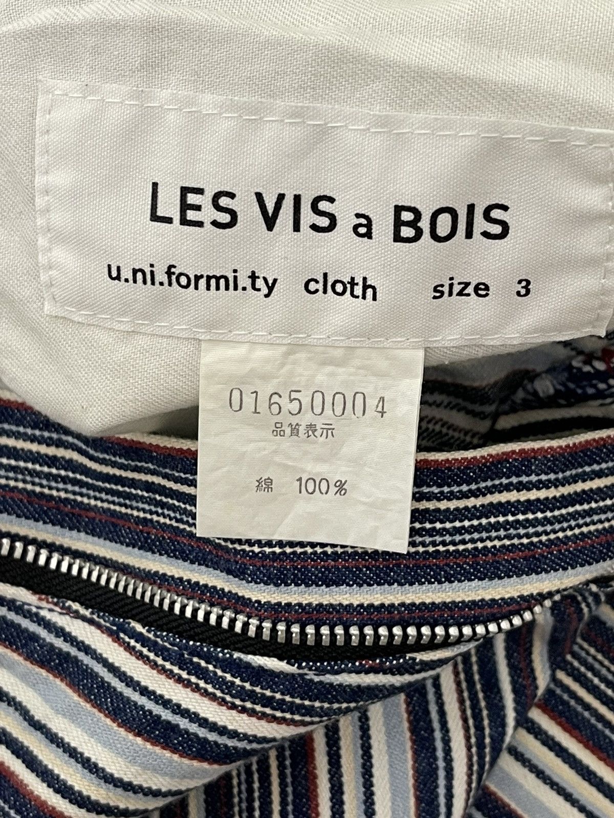 Japanese Brand Striped Jeans Les Vis A Bois Japan Regular Straight 7🟦7 Size US 30 / EU 46 - 16 Thumbnail