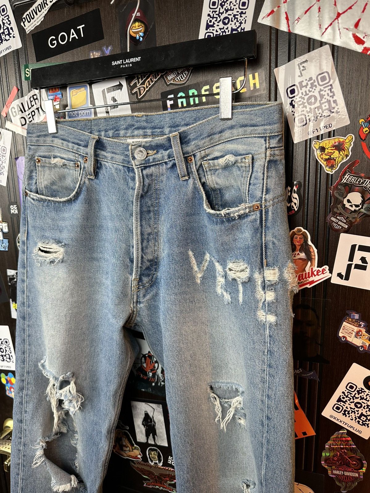 Vetements FW19 VETEMENTS ANARCHY DENIM Size US 32 / EU 48 - 6 Thumbnail