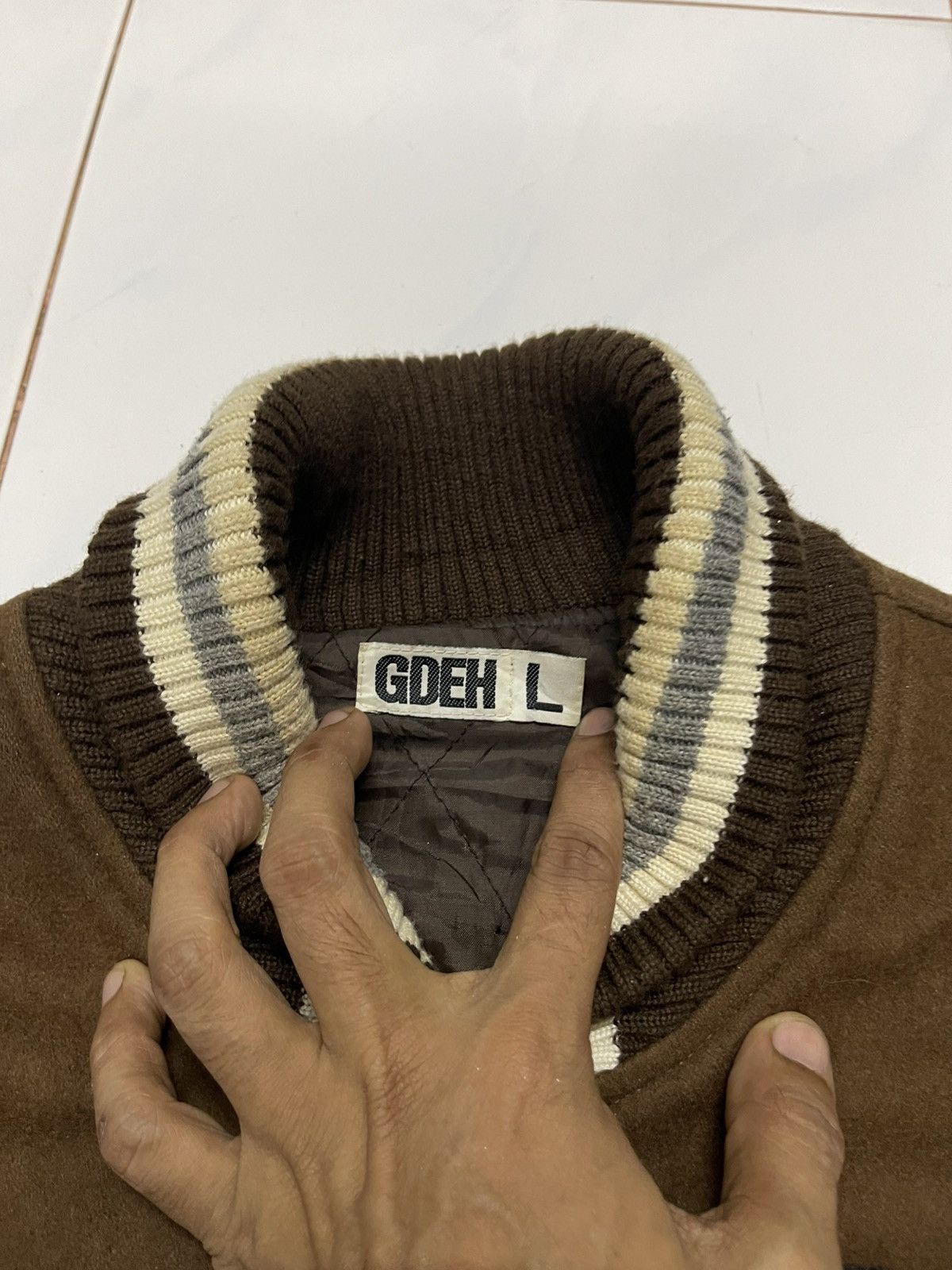 Fragment Design × Good Enough × Hiroshi Fujiwara 2000s GDEH HIROSHI FUJIWARA X FRAGMENT DESIGN VARSITY RARE Size US L / EU 52-54 / 3 - 10 Thumbnail
