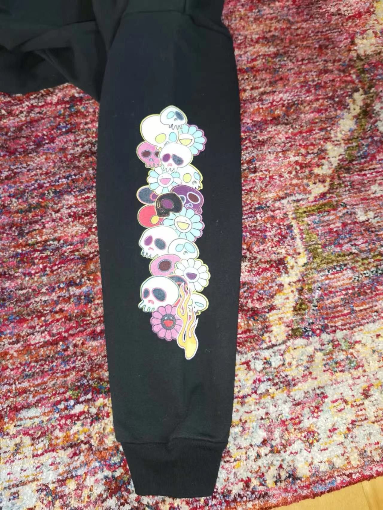 Takashi Murakami Brand New* Takashi Murakami Skull & Flower Crew Black Size US L / EU 52-54 / 3 - 5 Thumbnail