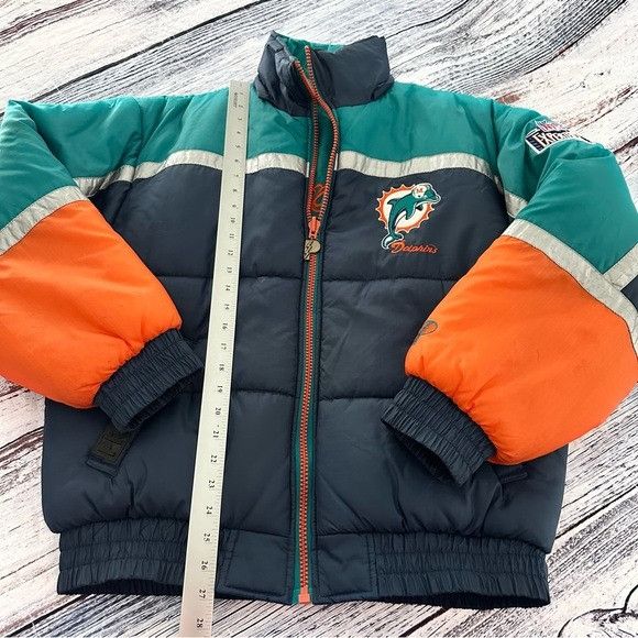 Pro Player Vintage NFL Dolphins “Pro Player” 90’s Puffer Team Reversibl Size US M / EU 48-50 / 2 - 13 Thumbnail
